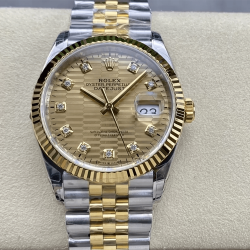 VS공장 롤렉스 데이저스트 샴페인 다이얼 10P다이아 콤비 36mm 126233