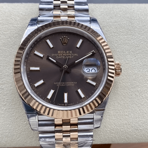 VS공장 롤렉스 데이저스트 초코 바인덱스 다이얼 RG 콤비 쥬빌레 41mm 126331