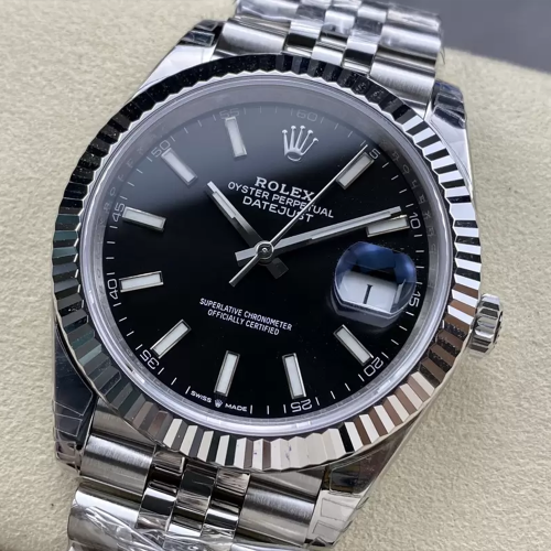 VS공장 롤렉스 데이저스트 블랙 인덱스 다이얼 41mm 126334