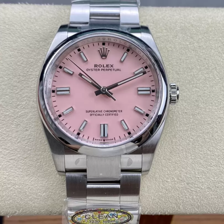 클린공장 롤렉스 오이스터 퍼페추얼 핑크 다이얼 36mm 126000