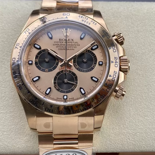 클린공장 롤렉스 데이토나 로즈골드 다이얼 로즈골드 금통 116505