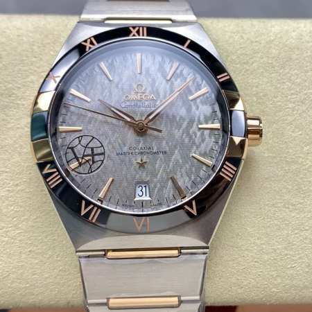 V+공장 오메가 컨스텔레이션 그레이 콤비 41mm 131.30.41.21.99.001
