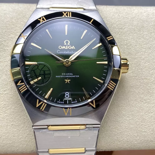 V+공장 오메가 컨스텔레이션 그린 다이얼 콤비 41mm 131.30.41.21.99.001