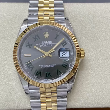 VS공장 롤렉스 데이저스트 윔블던 다이얼 36mm 옐로우 골드 콤비