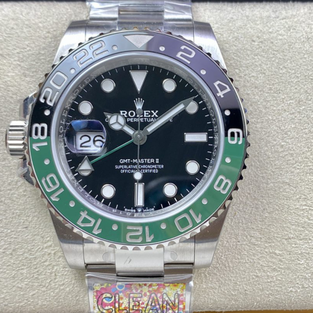 클린공장 롤렉스 GMT마스터 2 스트라이프 오이스터 40mm 126720 VTNR