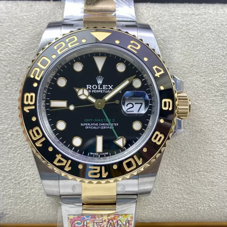클린공장 롤렉스 GMT마스터 2 블랙 다이얼 콤비 오이스터 40mm 116713 LN