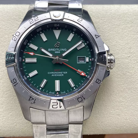 BLS공장 브라이틀링 어벤져 그린 다이얼 44mm