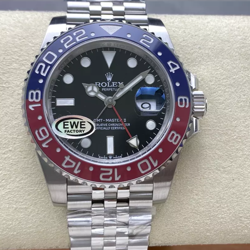 EW공장 롤렉스 GMT 마스터2 펩시 쥬빌레 40mm