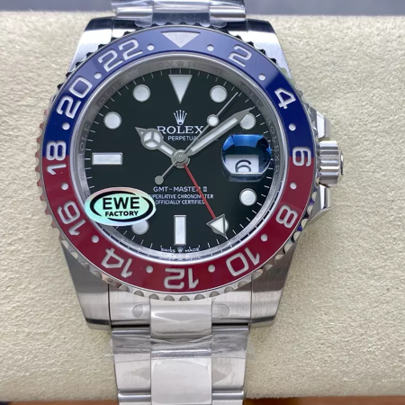 EW공장 롤렉스 GMT 마스터2 펩시 오이스터 40mm