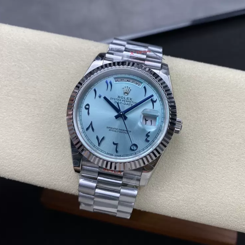 GM공장 V3 롤렉스 데이데이트 플래티넘 아랍 다이얼 화이트 골드 금통 40mm m228236