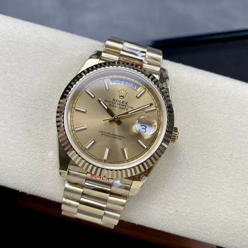 GM공장 V3 롤렉스 데이데이트 샴폐인 다이얼 옐로우 골드 금통 40mm 228235