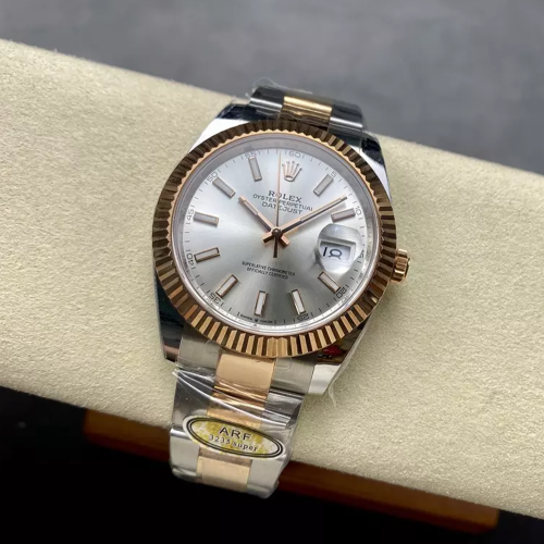 ARF공장 롤렉스 데이저스트 실버 다이얼 로즈골드 콤비 오이스터 41mm