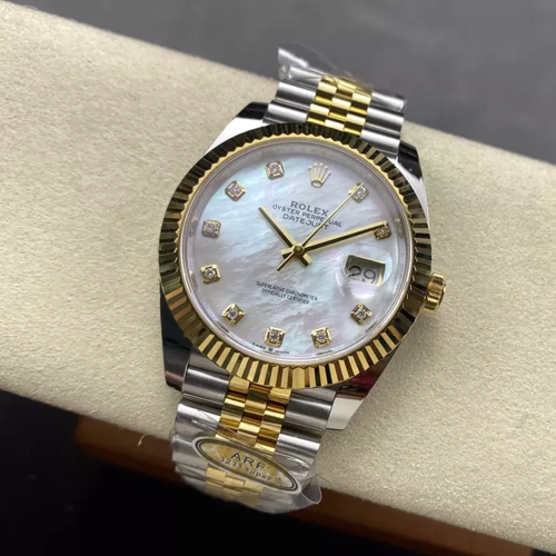 ARF공장 롤렉스 데이저스트 자개 10P 다이얼 옐로우 골드 콤비 쥬빌레 41mm