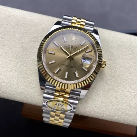 ARF공장 롤렉스 데이저스트 샴폐인 인덱스 다이얼 옐로우 골드 콤비 쥬빌레 41mm