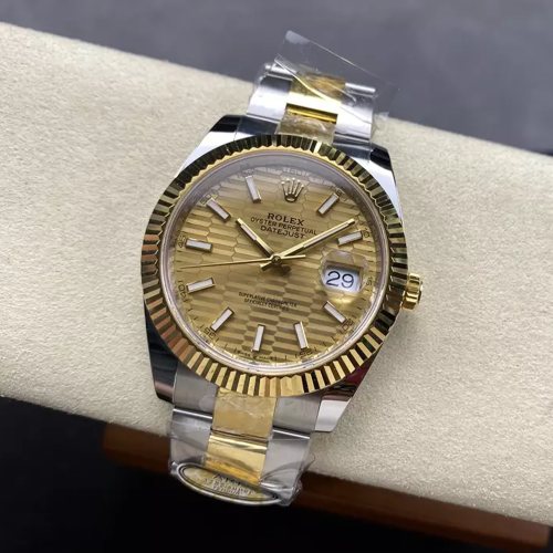 ARF공장 롤렉스 데이저스트 와플 샴폐인 다이얼 옐로우 골드 콤비 오이스터 41mm