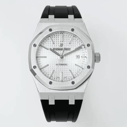 APS공장 V3 오데마피게 로얄오크 화이트 다이얼 15400 러버 스트랩