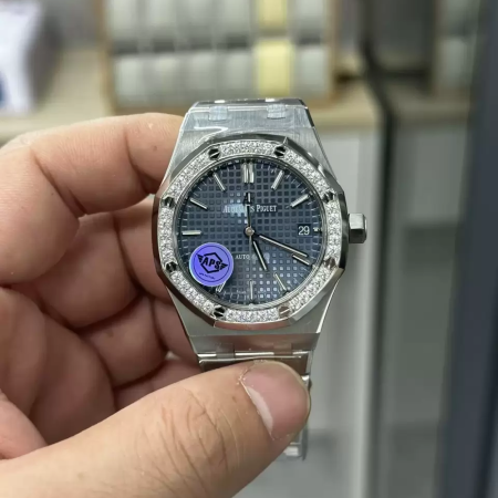 APS공장 오데마피게 로얄오크 청판 다이얼 37mm 15451 다이아 베젤