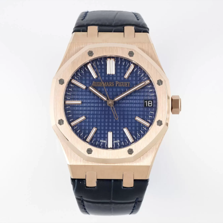 APS공장 오데마피게 로얄오크 50주년 한정판 청판 다이얼 로즈골드 금통 41mm 15510