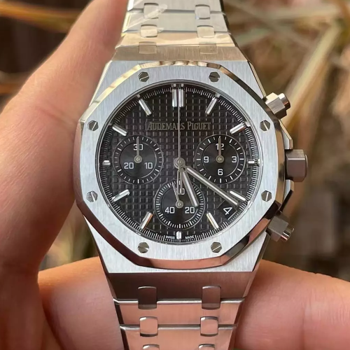 APS공장 오데마피게 로얄오크 크로노그래프 블랙 다이얼 41mm 26240ST