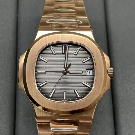 3K공장 파텍필립 노틸러스 블랙 다이얼 로즈골드 금통 5711