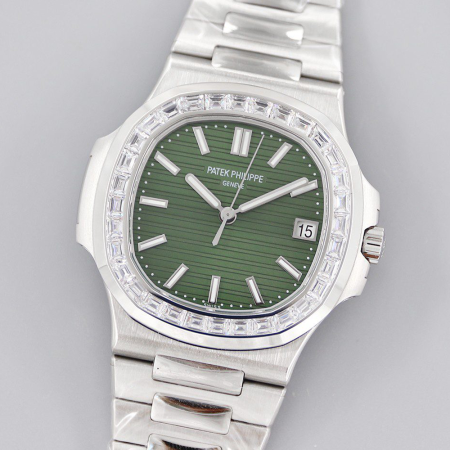 3K공장 파텍필립 노틸러스 그린 다이얼 다이아 베젤 5711