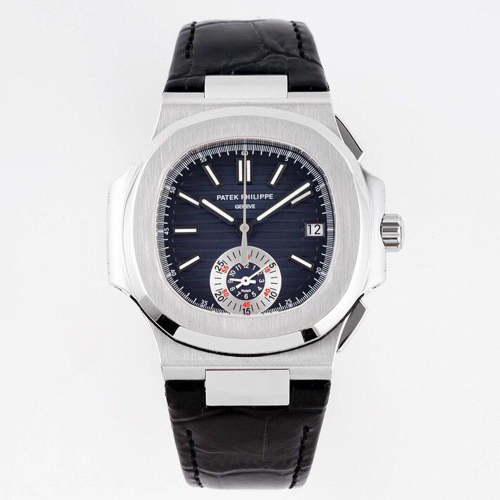 3K공장 파텍필립 노틸러스40주년 리미티드 에디션 청판 다이얼 가죽밴드 5980