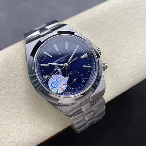 GR공장 바쉐론콘스탄틴 오버시즈 듀얼 타임 7900V 청판 다이얼 스틸