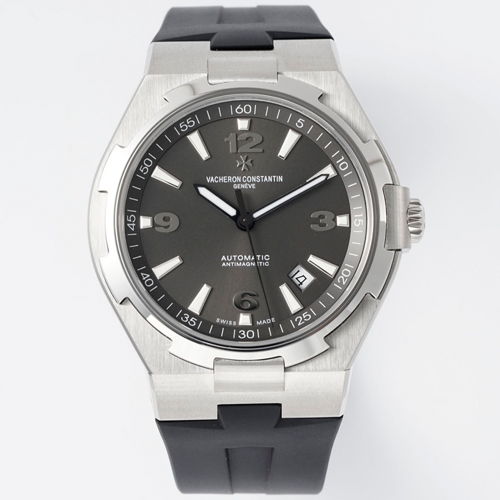 PPF공장 바쉐론콘스탄틴 오버시즈 그레이 다이얼 42mm 러버밴드 447040