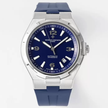 PPF공장 바쉐론콘스탄틴 오버시즈 청판 다이얼 42mm 러버밴드 447040