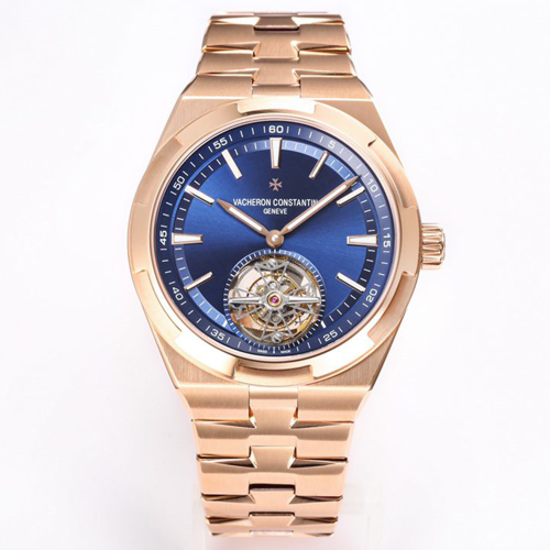 BBR공장 바쉐론 콘스탄틴 오버시즈 뚜르비옹 청판 다이얼 6000V 로즈골드 금통