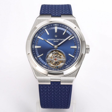 BBR공장 바쉐론 콘스탄틴 오버시즈 뚜르비옹 청판 다이얼 6000V 스틸 러버밴드