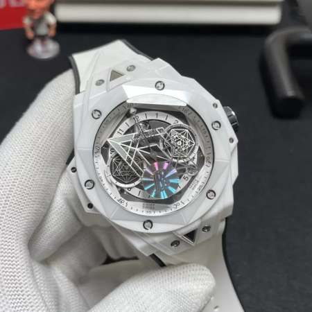 BBF공장 위블로 빅뱅 상 블루 II 화이트 세라믹 418.HX.2001.RX.MXM21