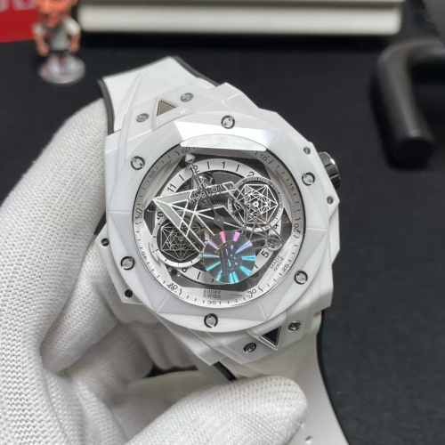 BBF공장 위블로 빅뱅 상 블루 II 화이트 세라믹 418.HX.2001.RX.MXM21