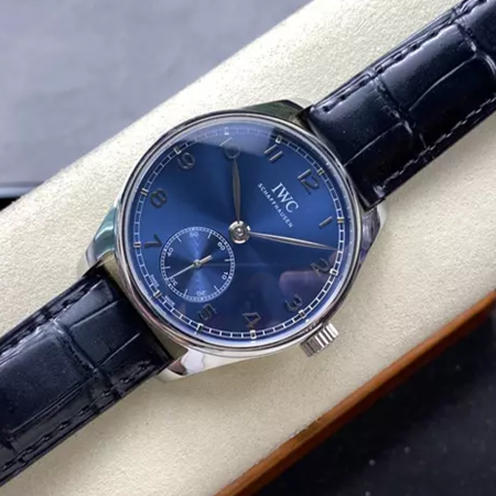 GR공장 IWC 포르투기저 청판 다이얼 실버 41mm IW358305
