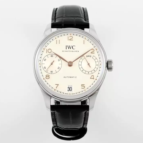 APS공장 IWC 포르투기저 오토매틱 크림/골드 다이얼 42mm IW501701