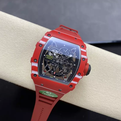 R7공장 리차드밀 라파엘 나달 레드 카본 / 레드 러버밴드 RM35-02