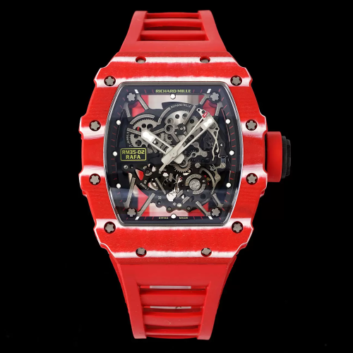 소닉공장 리차드밀 라파엘 나달 레드 카본 / 레드 러버밴드 RM35-02