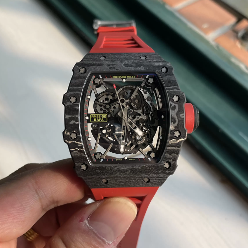 소닉공장 리차드밀 라파엘 나달 블랙 카본 / 레드 러버밴드 RM35-02