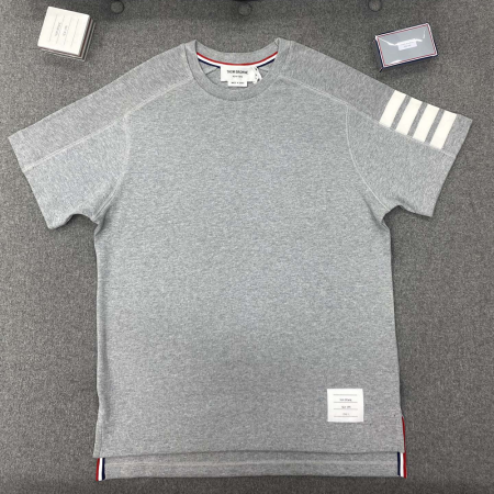 톰브라운 24SS 4바 코튼 반팔 티셔츠