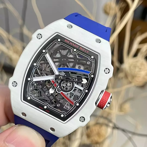 CNC커스텀 리차드밀 RM67-02 엑스트라 플랫 화이트 카본 세바스티앙 오지에 V5