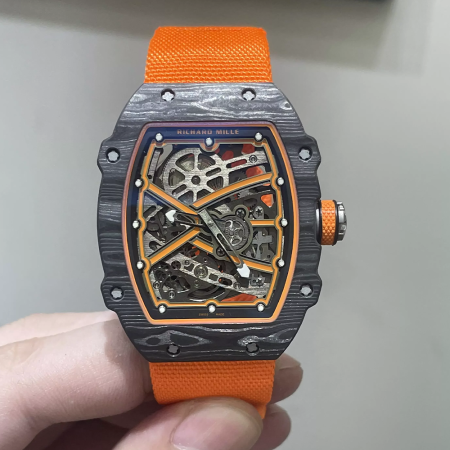 CNC커스텀 리차드밀 RM67-02 엑스트라 플랫 블랙 카본 세바스티앙 오지에 V3