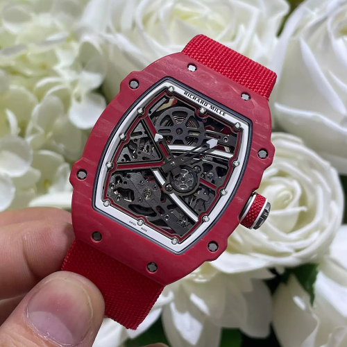 CNC커스텀 리차드밀 RM67-02 엑스트라 플랫 레드 카본 세바스티앙 오지에 V3