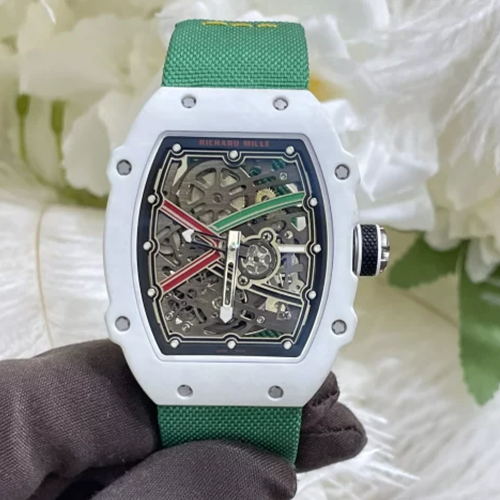 CNC커스텀 리차드밀 RM67-02 엑스트라 플랫 화이트 카본 세바스티앙 오지에 V3