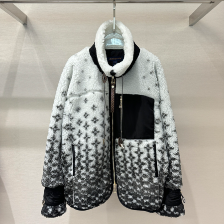 루이비통 옹브레 모노그램 플리스 재킷