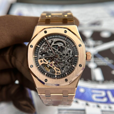 APS공장 오데마피게 로얄오크 더블 밸런스휠 로즈골드 금통 41mm 15407