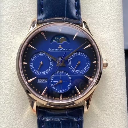 GR공장 예거르쿨트르 울트라 씬 퍼페추얼 청판 다이얼 39mm 114258J 