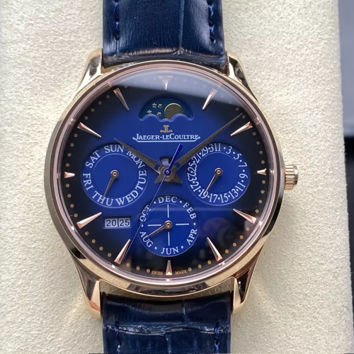 GR공장 예거르쿨트르 울트라 씬 퍼페추얼 청판 다이얼 39mm 114258J 