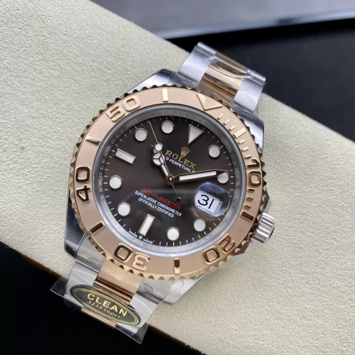 클린공장 롤렉스 요트마스터 브라운 다이얼 콤비 40mm 126621