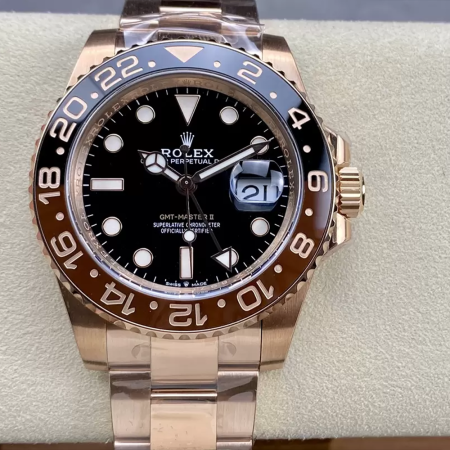 C+공장 롤렉스 GMT마스터 2 루트비어 로즈골드 금통 m126715chnr