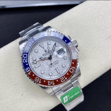 C+공장 롤렉스 GMT마스터 2 펩시 메테오 다이얼 오이스터 m126719blro